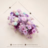 Uflower Purple Table Runner Arrangement Wedding Backdrop Wall Decor MC80100