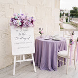Uflower Purple Table Runner Arrangement Wedding Backdrop Wall Decor MC80100