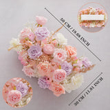 Uflower Pink Purple Rose Floral Door Arch Wedding Party Backdrop Decoration MC80127 - Uflower