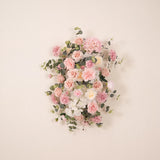 White & Pink One-Stop Wedding Flower Decor | Table Flower Balls, Ground Flowers & Flower Rows