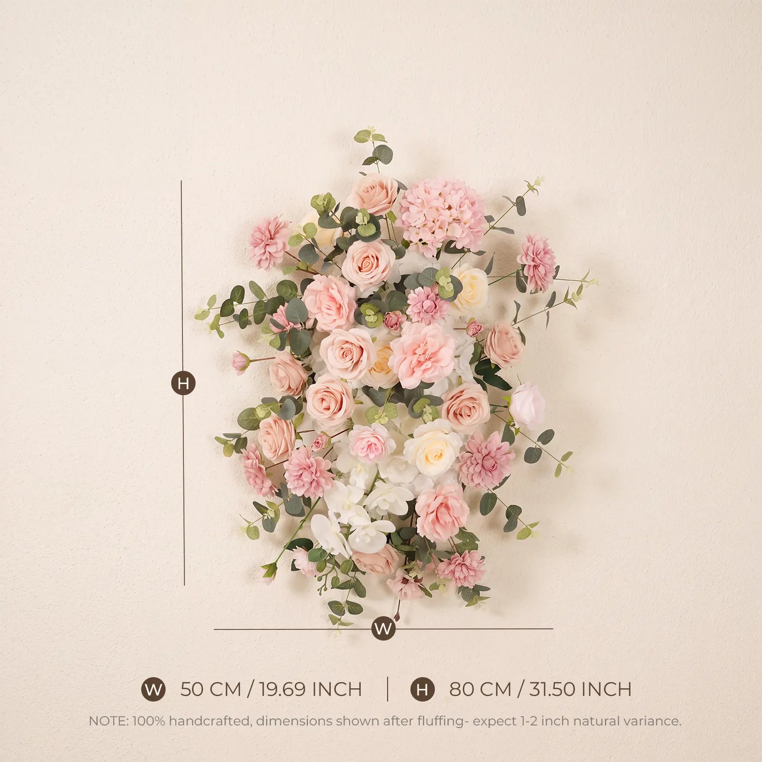 White & Pink One-Stop Wedding Flower Decor | Table Flower Balls, Ground Flowers & Flower Rows