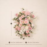 White & Pink One-Stop Wedding Flower Decor | Table Flower Balls, Ground Flowers & Flower Rows