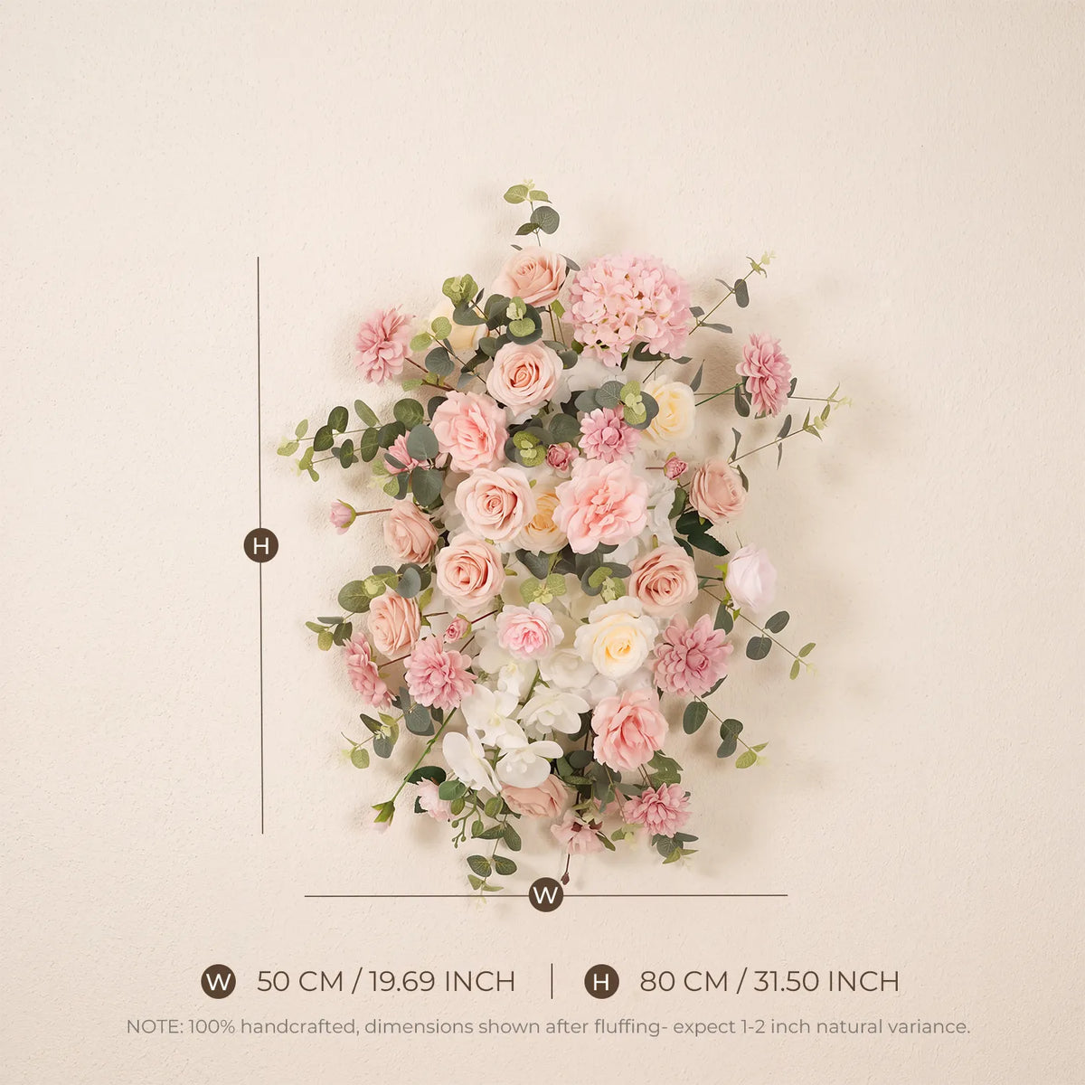 White & Pink One-Stop Wedding Flower Decor | Table Flower Balls, Ground Flowers & Flower Rows