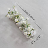 Uflower White Baby's Breath Flower Row Wedding KT Backdrop Decor SET80170
