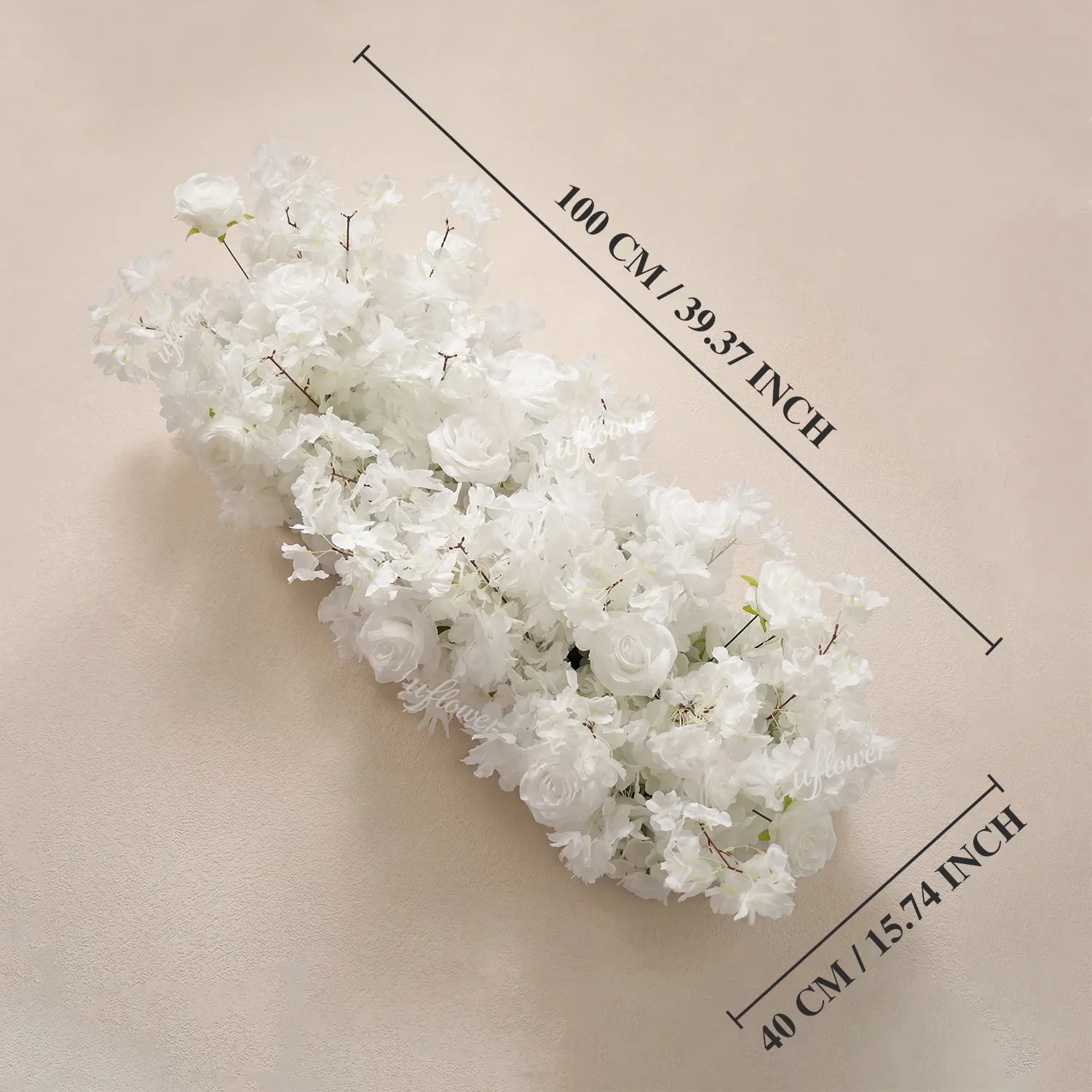 Uflower  Flower Row Decor Wedding Party Event Props MC80389-01