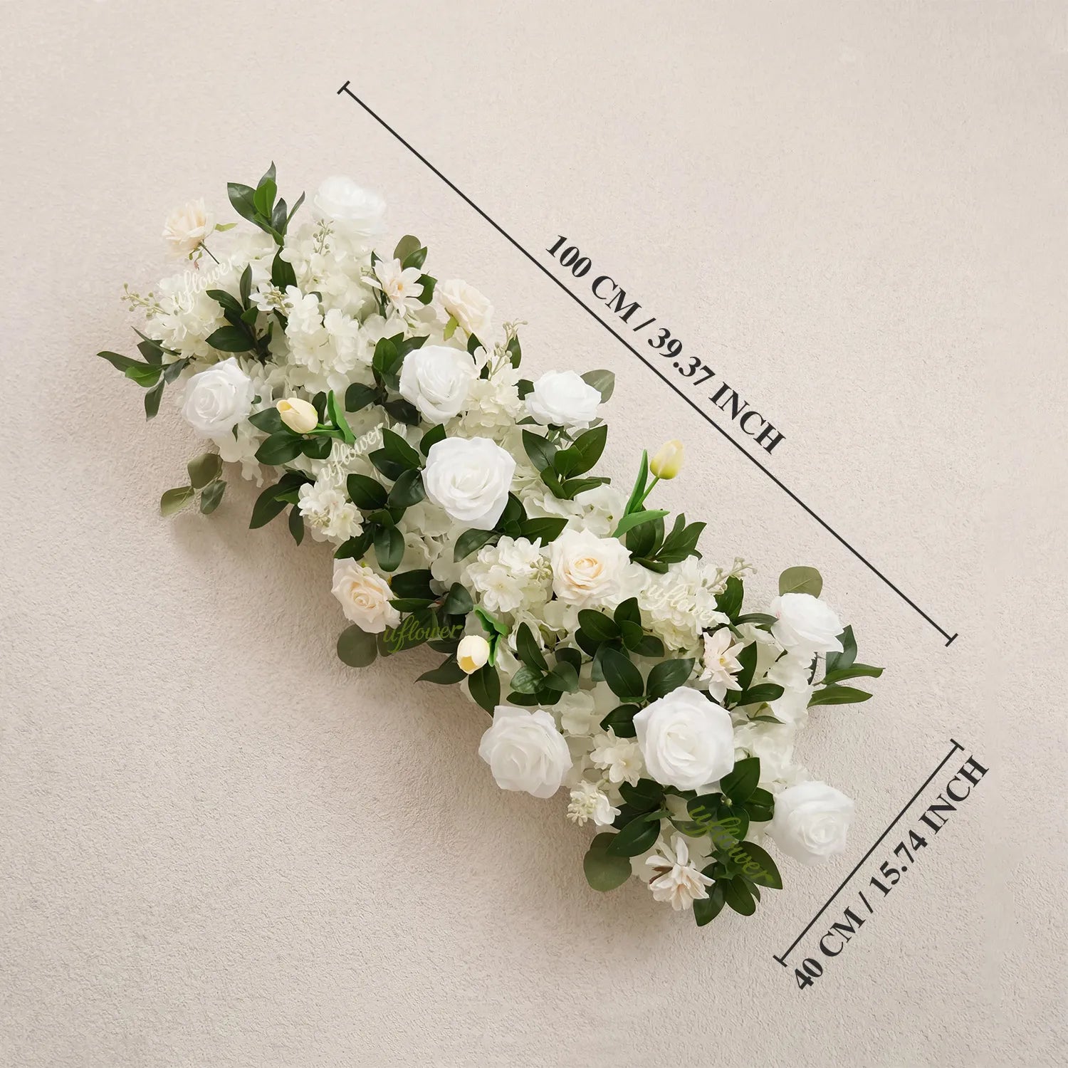 Uflower  Flower Row Decor Wedding Party Event Props MC80389-01