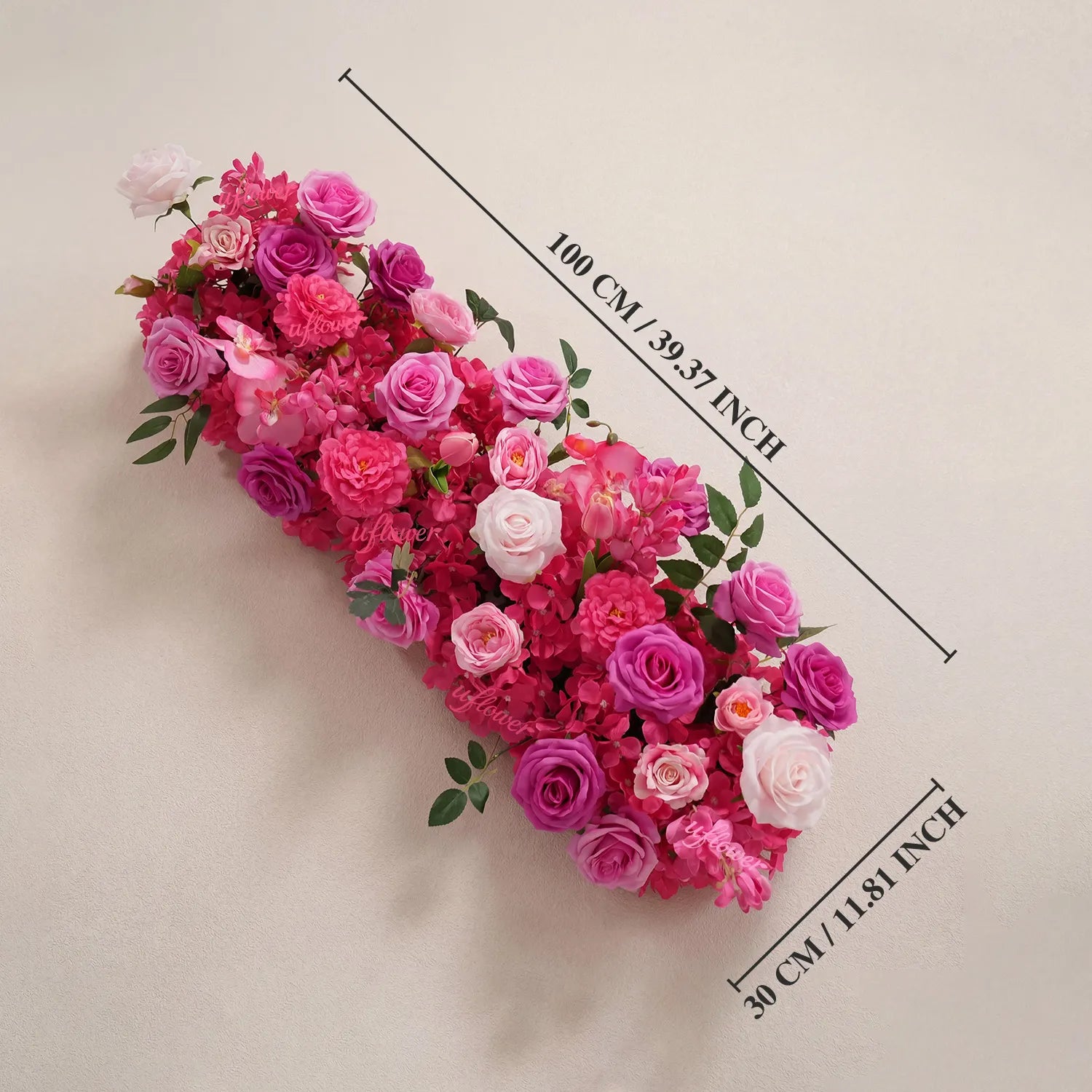 Uflower  Flower Row Decor Wedding Party Event Props MC80389-01