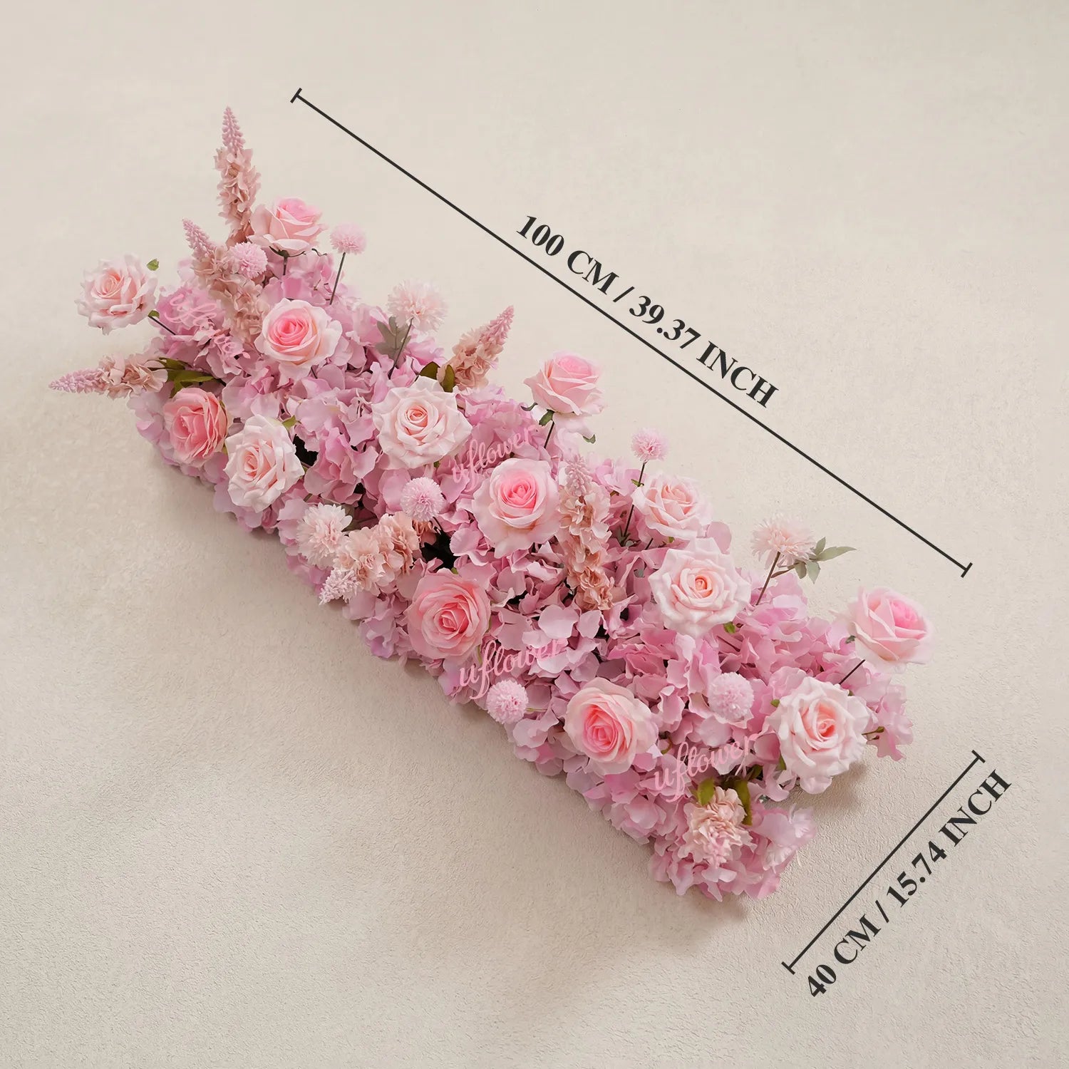 Uflower  Flower Row Decor Wedding Party Event Props MC80389-01