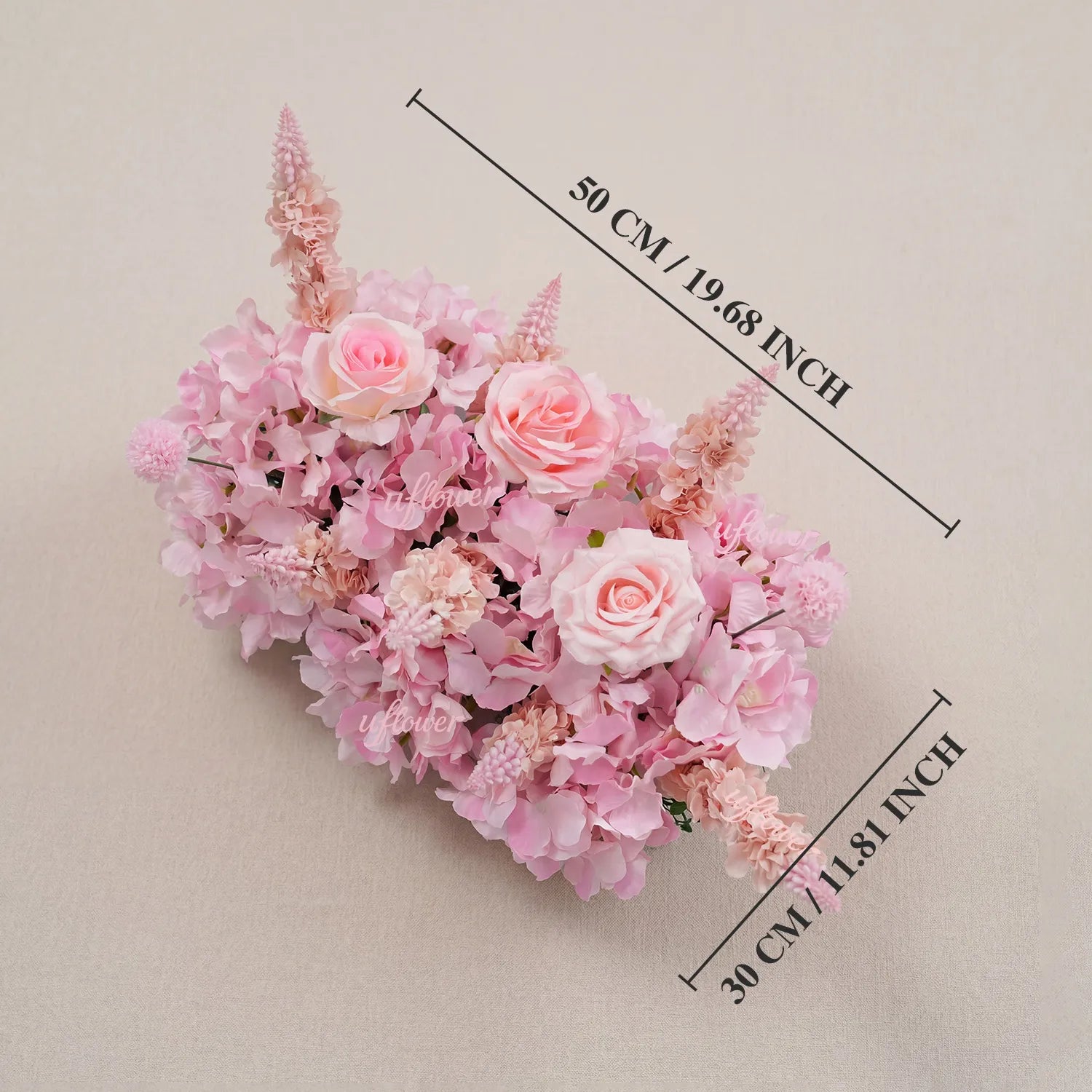Uflower  Flower Row Decor Wedding Party Event Props MC80389-01