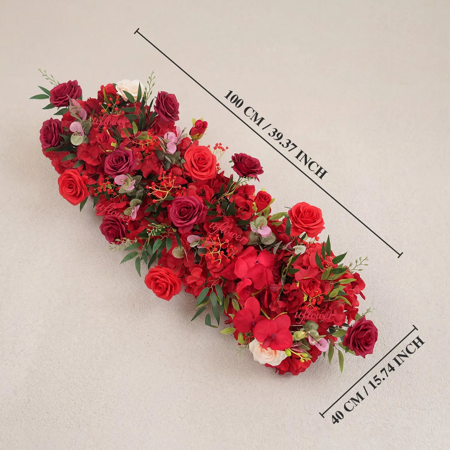 Uflower  Flower Row Decor Wedding Party Event Props MC80389-01