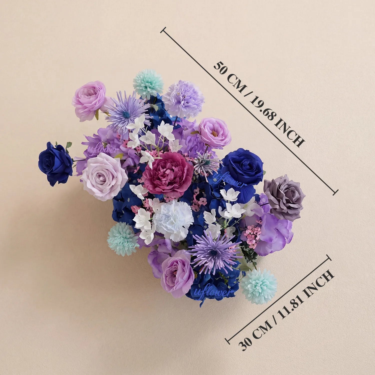 Uflower  Flower Row Decor Wedding Party Event Props MC80389-01