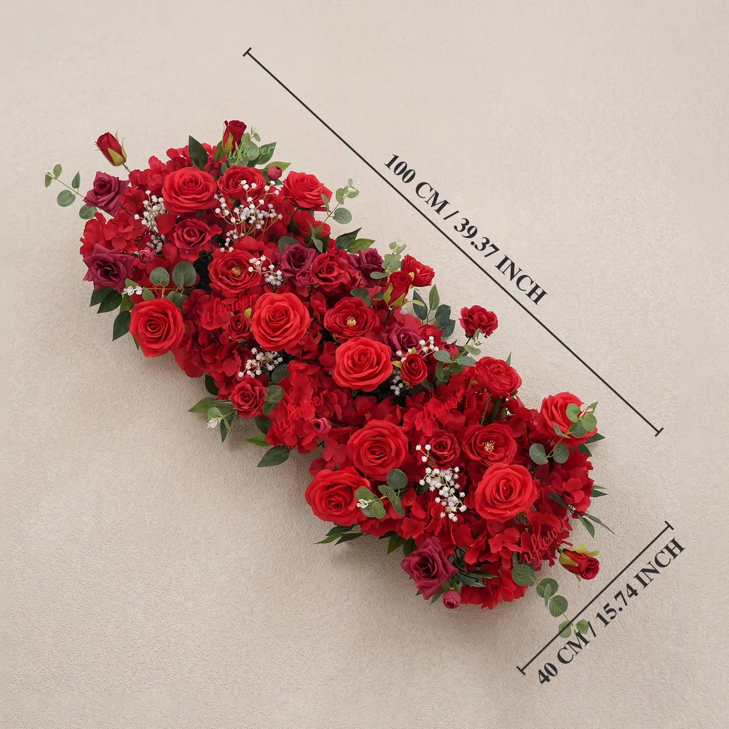 Uflower  Flower Row Decor Wedding Party Event Props MC80389-01