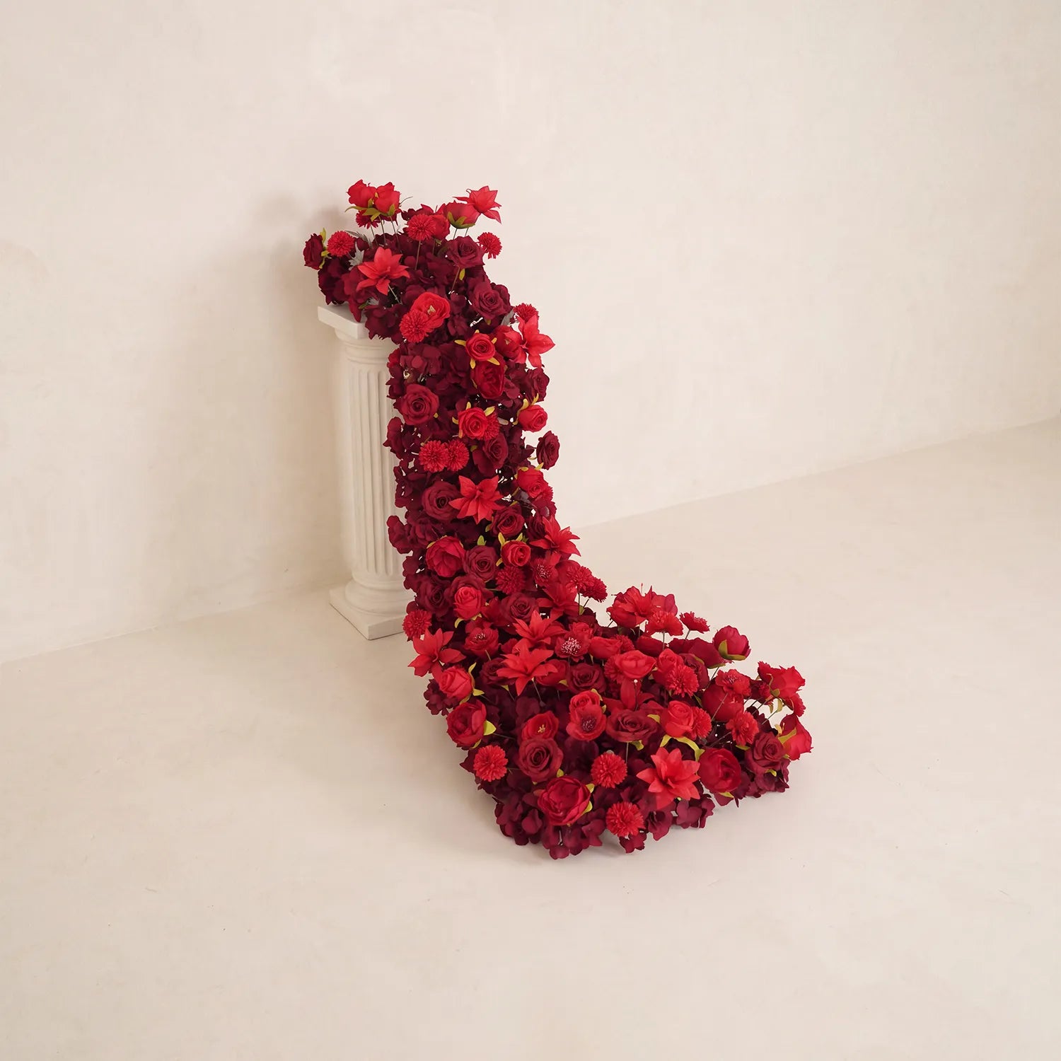 Red Table Wedding Decoration | One-shop Stying Table Runner & Centerpiece