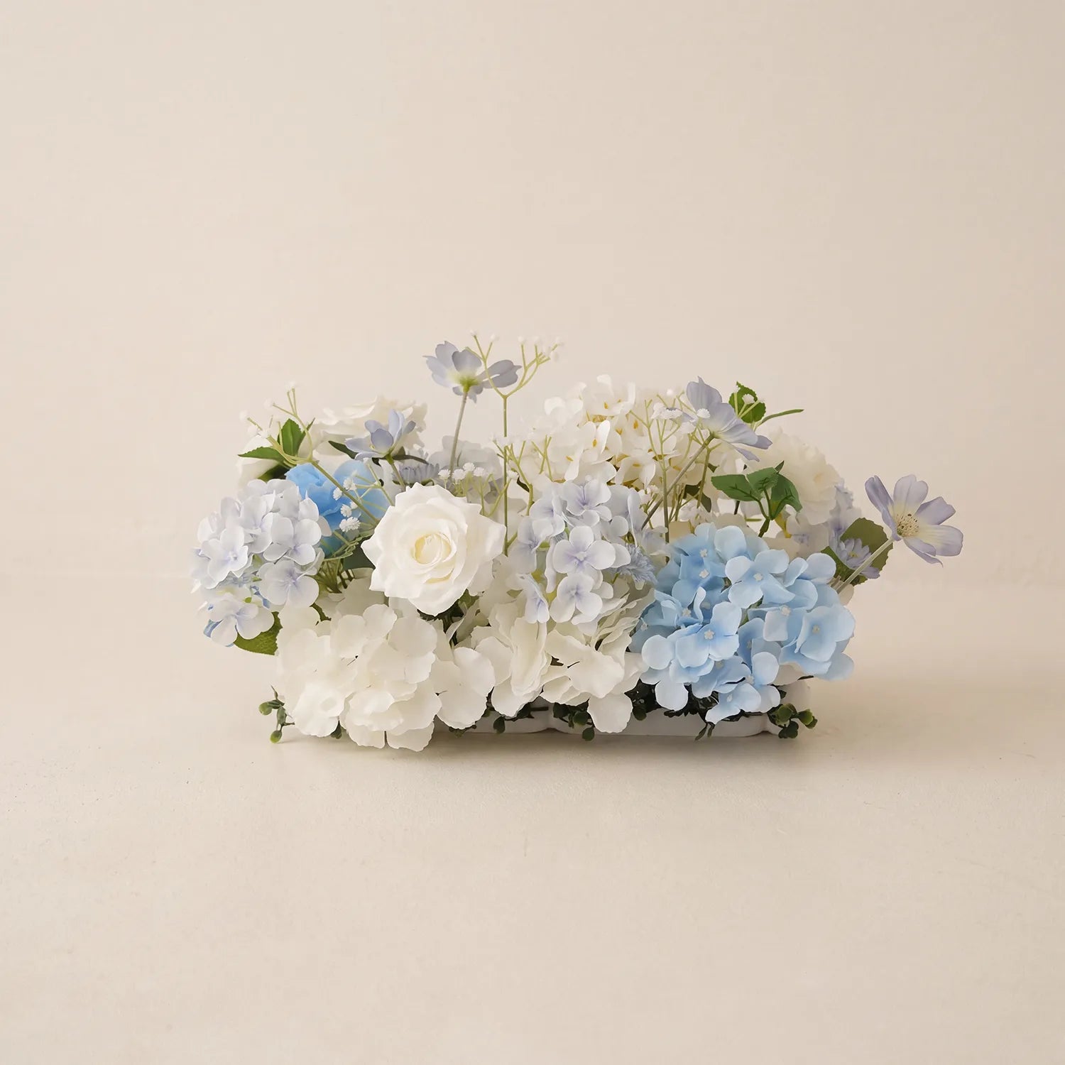 Uflower Romantic Blue Wedding Decor One-Stop Styling | Bridal Bouquet, Boutonnieres, Table Flowers
