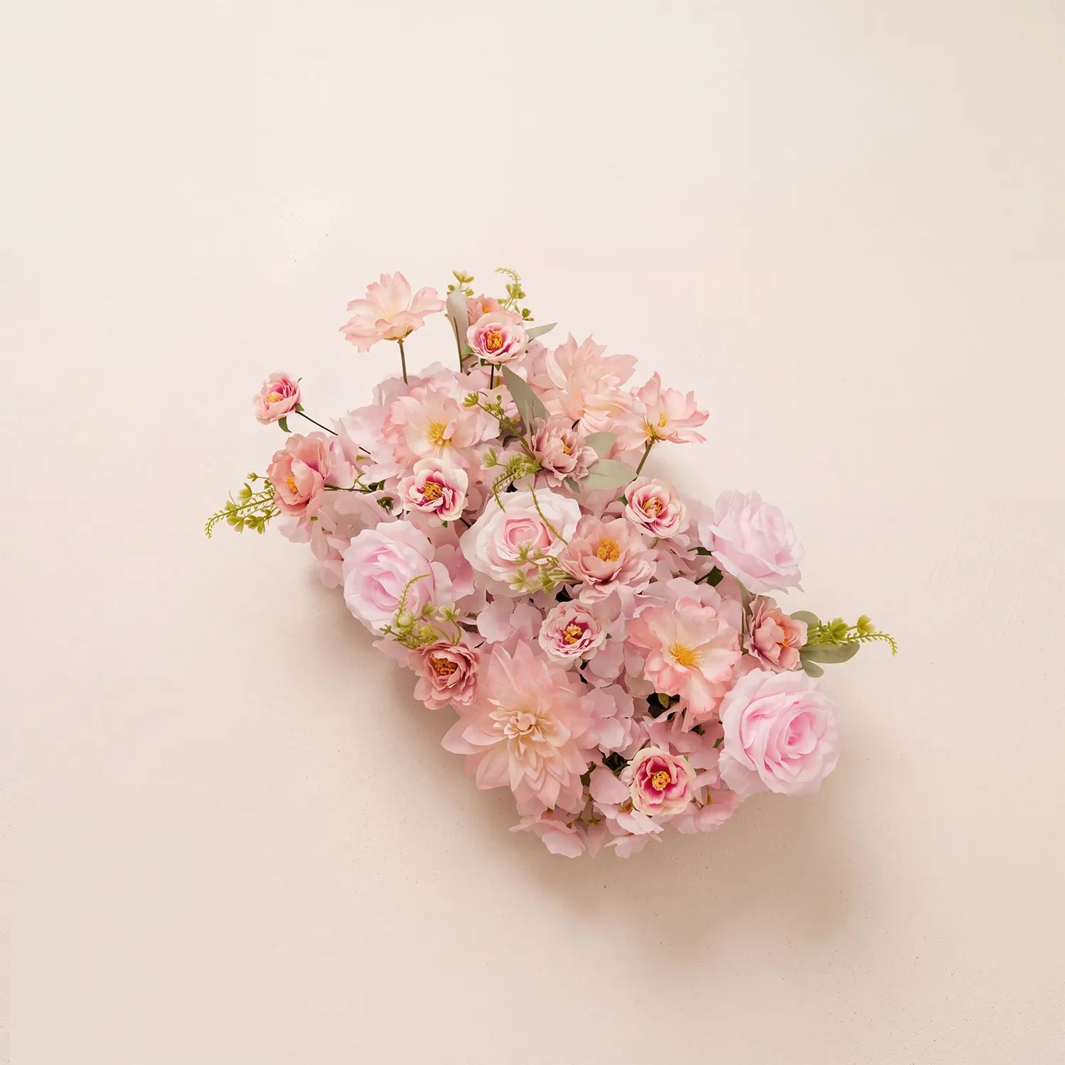 Uflower Pink Wedding Decorations | One-Stop Styling with Floral Wall, Table Flowers, Chair Flowers & Wreaths