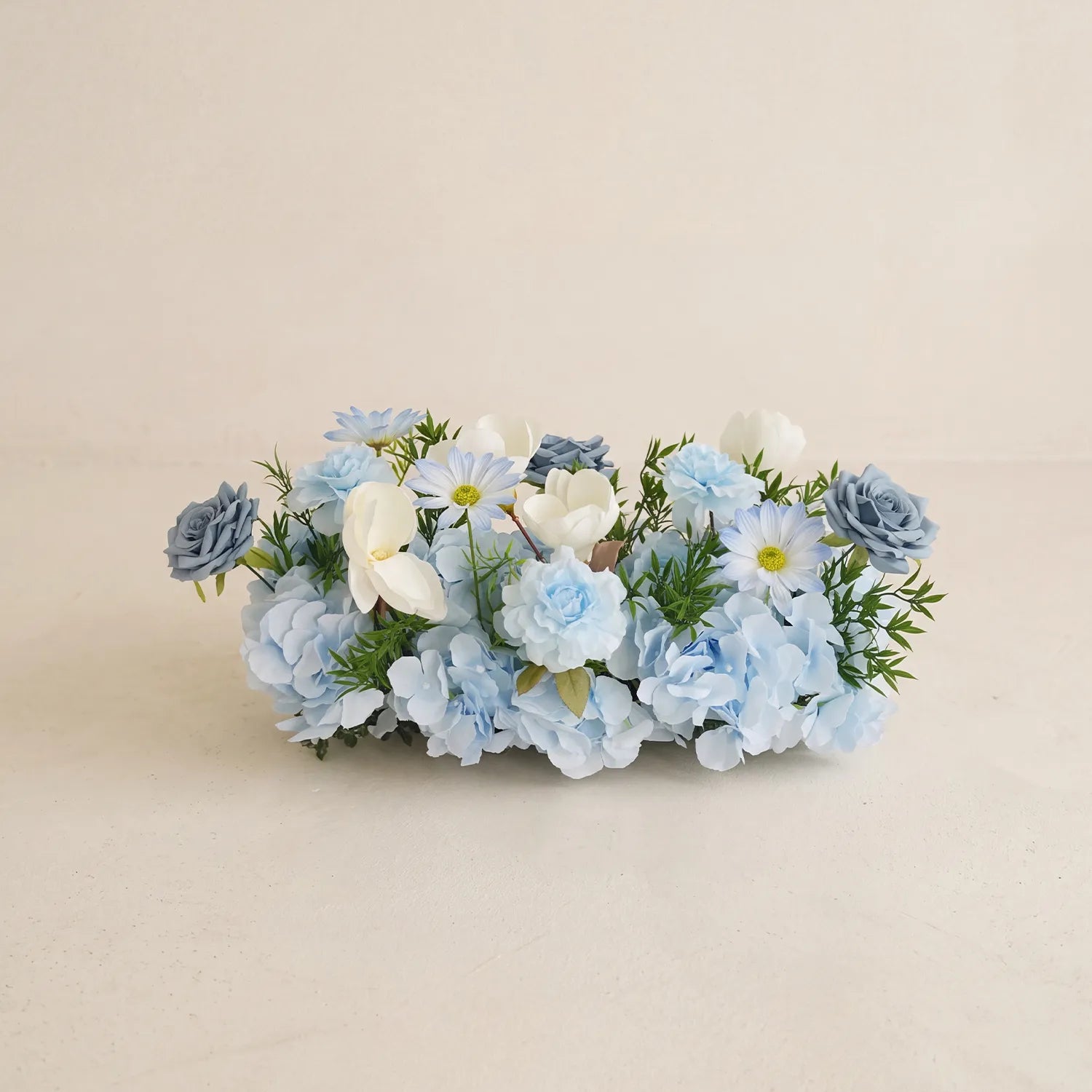 Uflower Romantic Blue Wedding Decor One-Stop Styling | Bridal Bouquet, Boutonnieres, Table Flowers