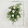 Uflower Artificial White Green Wedding KT Backdrop Flower Row Decor SET80066 - Uflower