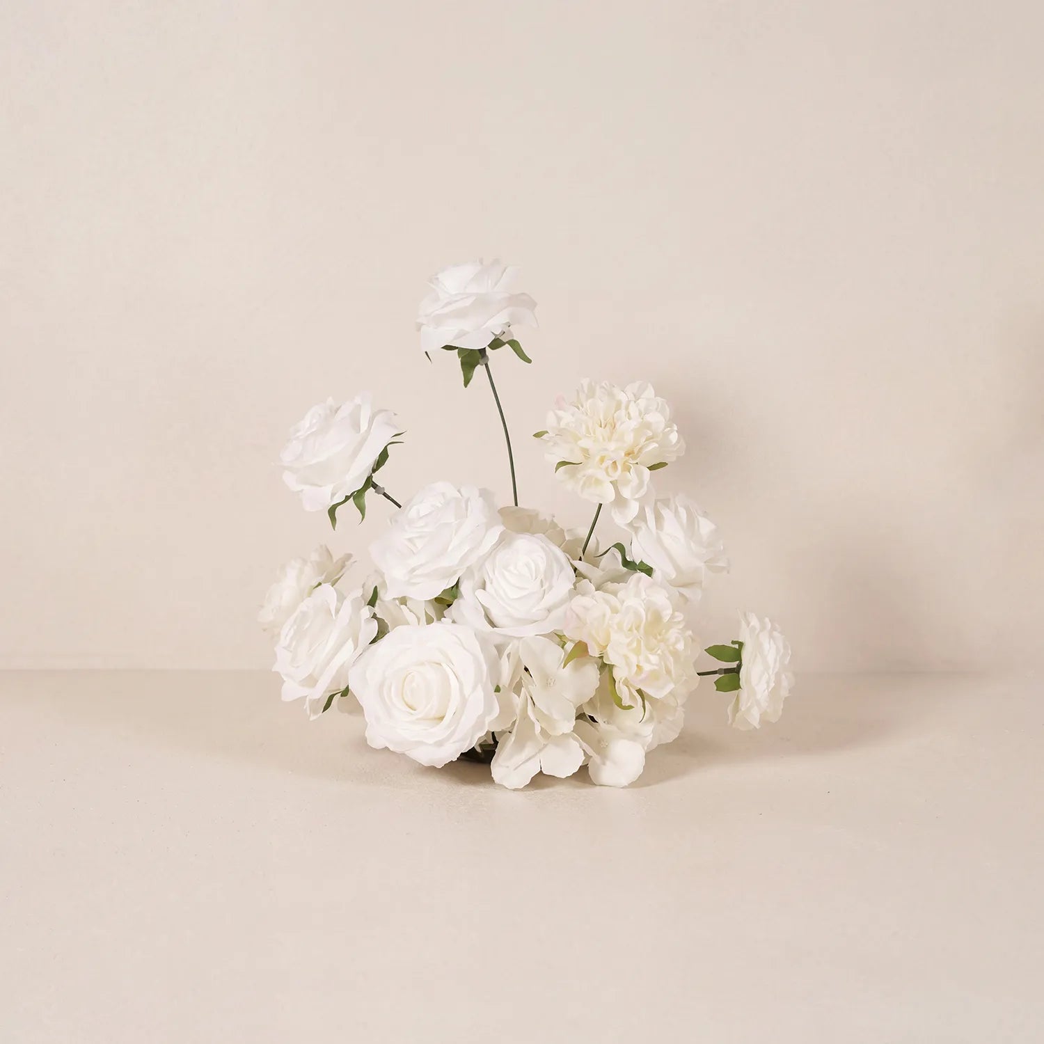 Uflower Elegant Minimalist White Sweetheart Table Decor | One-Stop Styling