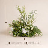 One-Stop Styling Elegant Wedding Floral Decor – Ground Flowers, Centerpieces & Welcome Sign