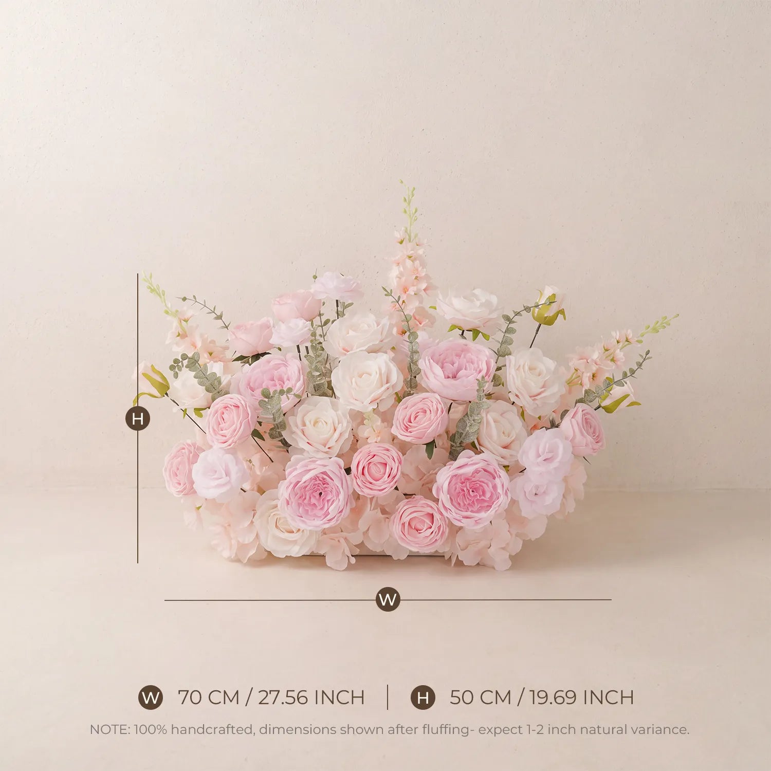 Colorful Church Wedding Decor | One-Stop Arch & Aisle Flower Styling
