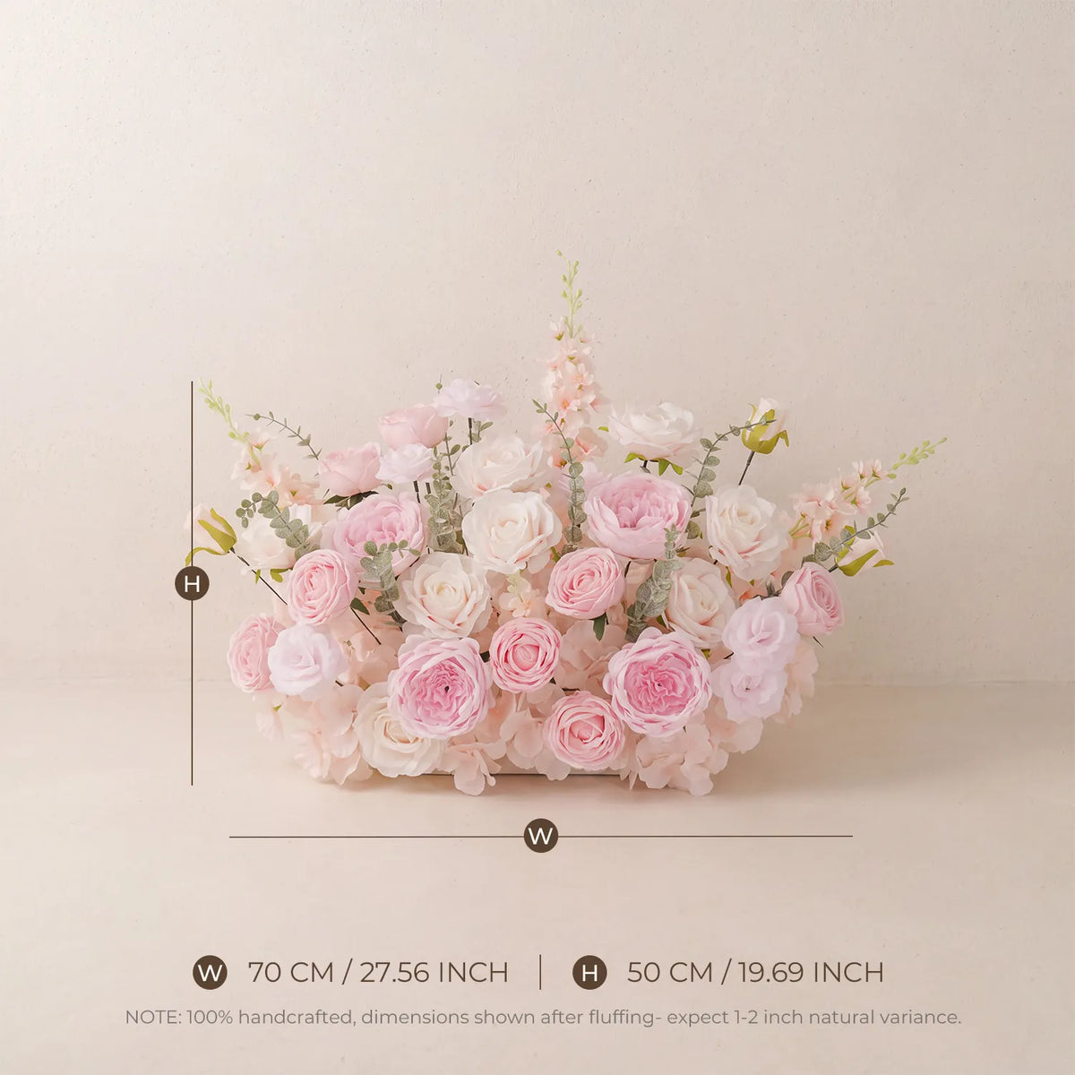 Colorful Church Wedding Decor | One-Stop Arch & Aisle Flower Styling