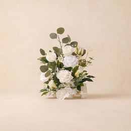 Uflower Wedding Chair Flower Decorations  Artificial Aisle Flowers in Multiple Colors MD80076-02