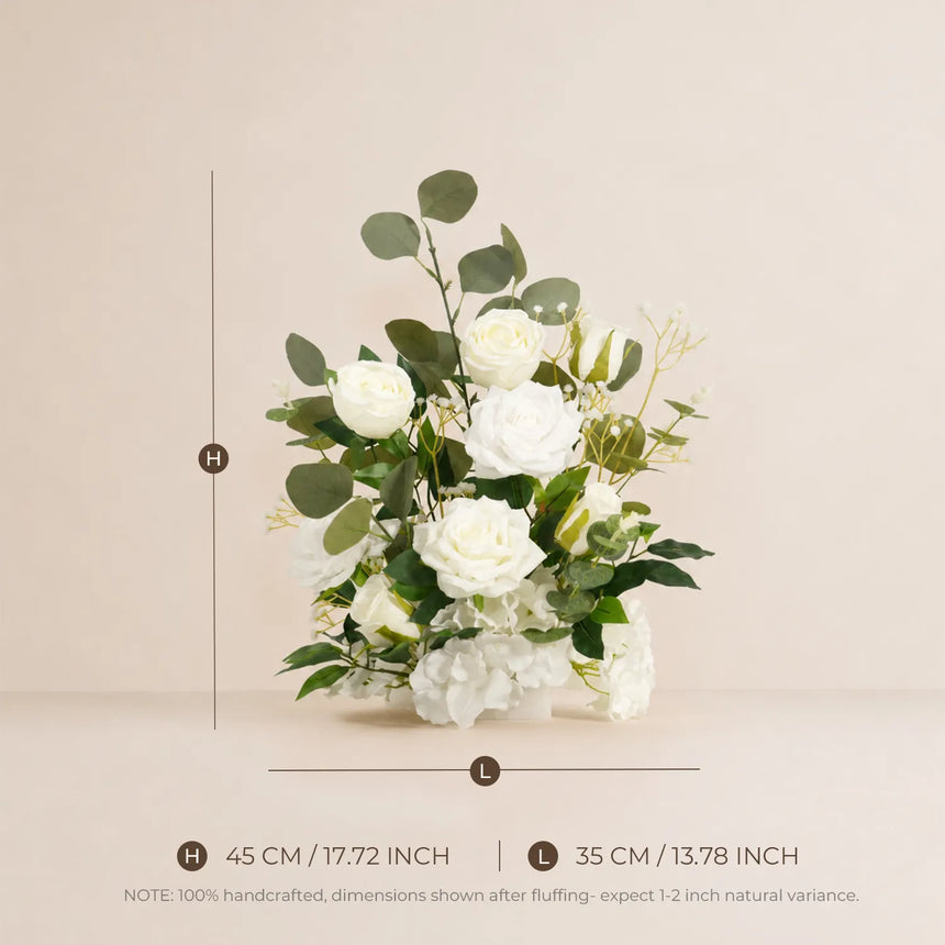 One-Stop Styling Elegant Wedding Floral Decor – Ground Flowers, Centerpieces & Welcome Sign
