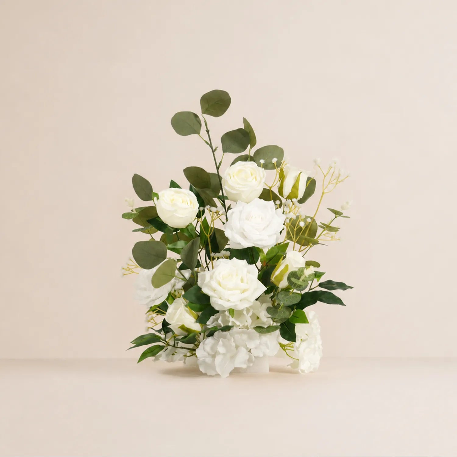 Elegant Wedding Floral Decor – Ground Flowers, Centerpieces & Welcome Sign