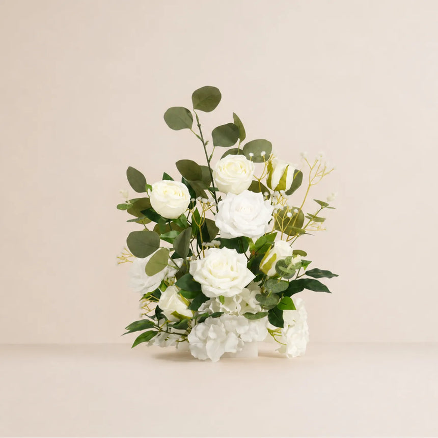 One-Stop Styling Elegant Wedding Floral Decor – Ground Flowers, Centerpieces & Welcome Sign