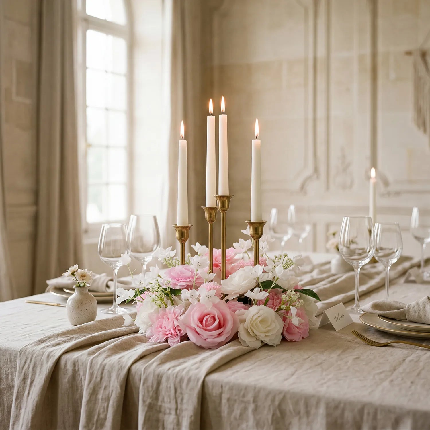 Romantic Artificial Floral Wreath for Wedding, Door & Home Decor MF80004