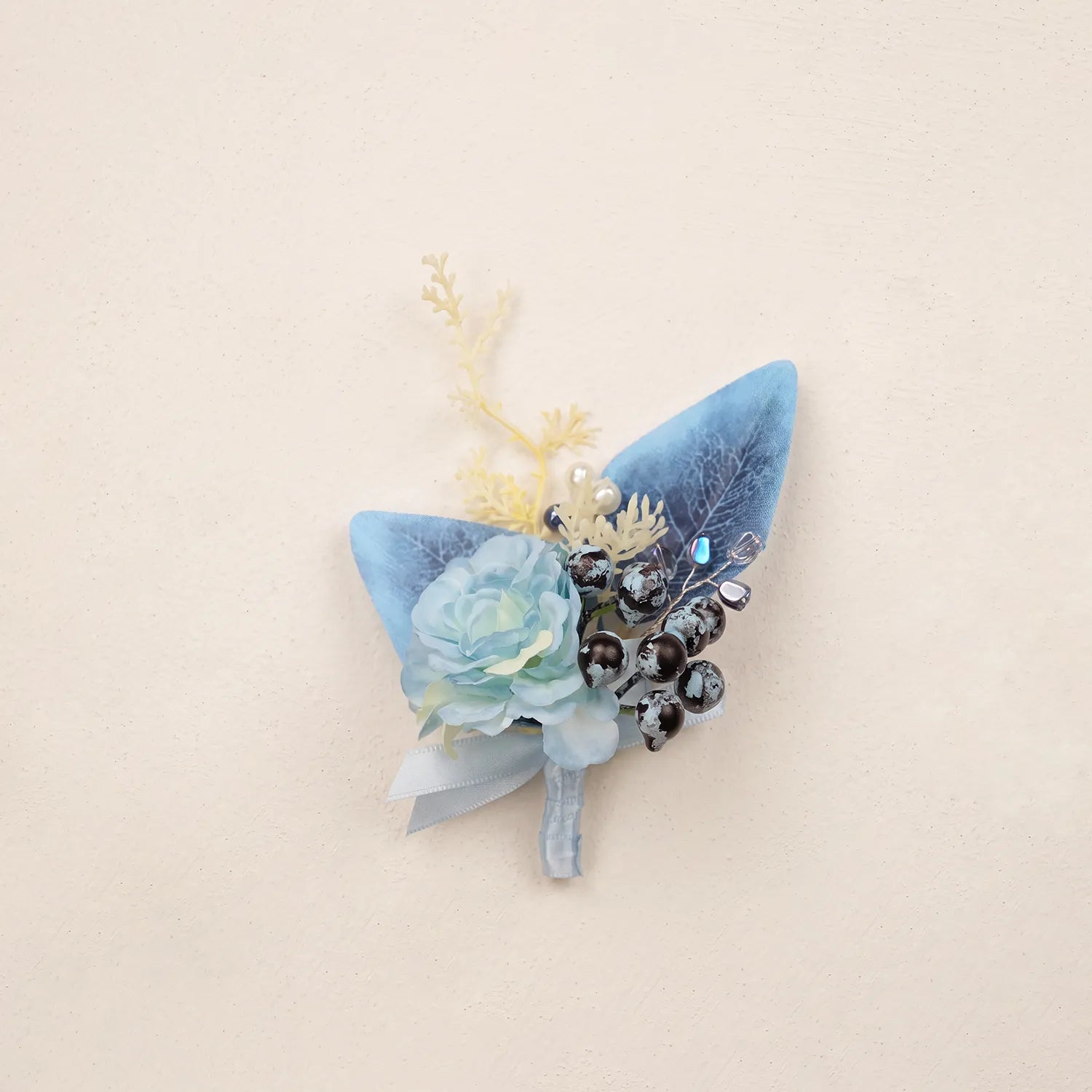 Uflower Romantic Blue Wedding Decor One-Stop Styling | Bridal Bouquet, Boutonnieres, Table Flowers