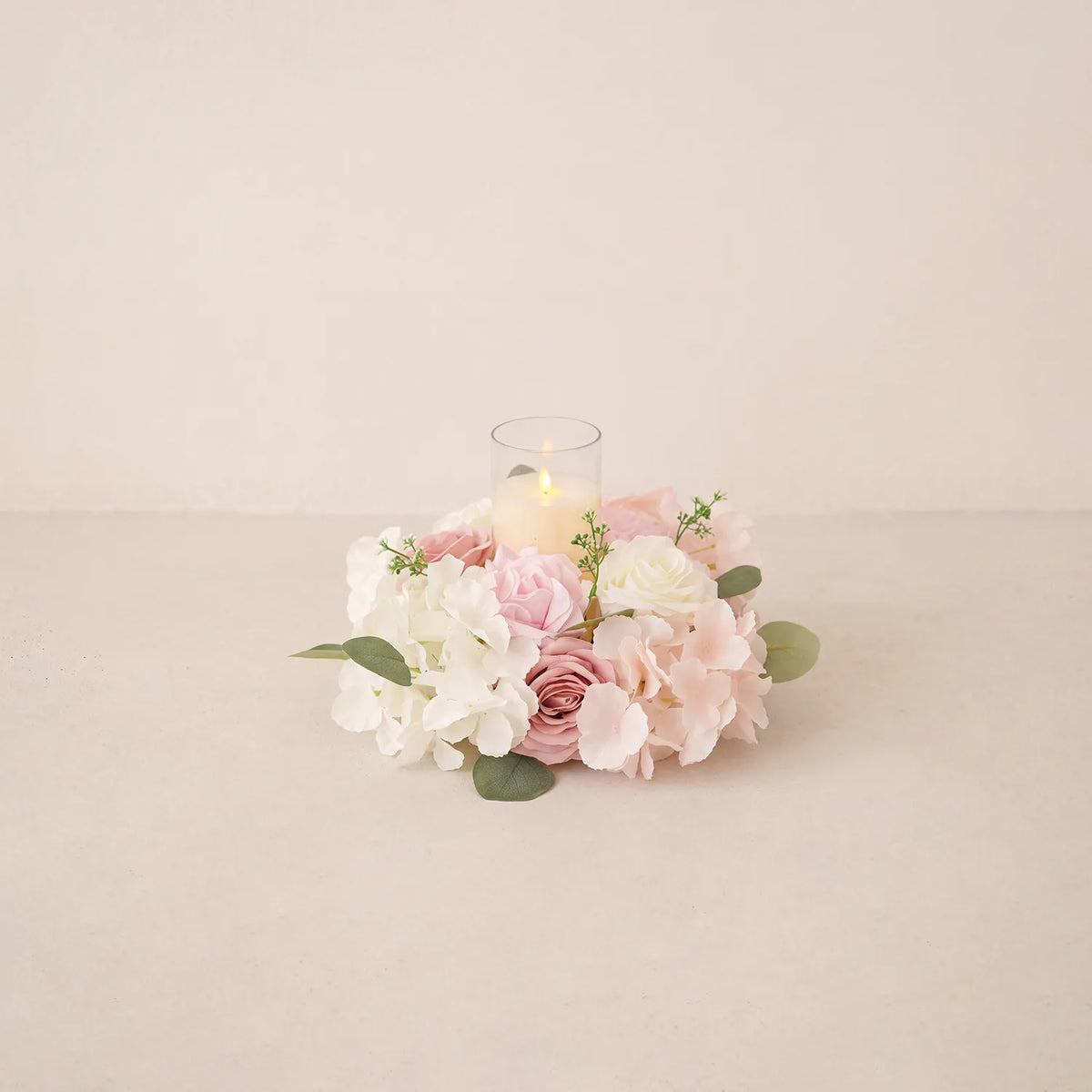Uflower Pink Wedding Decorations | One-Stop Styling with Floral Wall, Table Flowers, Chair Flowers & Wreaths