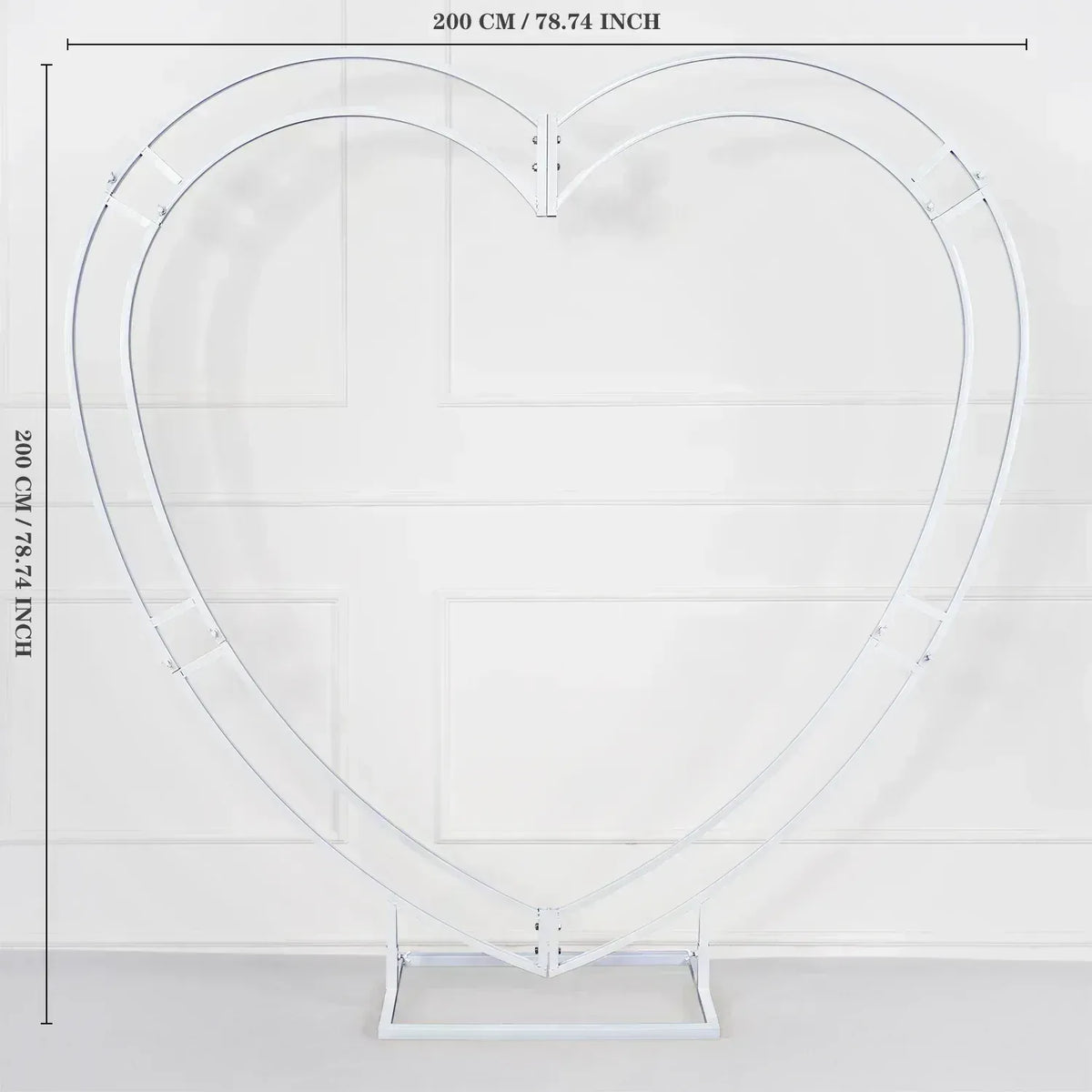 Uflower Rose Rouge Arche de Mariage Décoration Arche Cœur SET80237