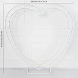 Uflower Rose Rouge Arche de Mariage Décoration Arche Cœur SET80237