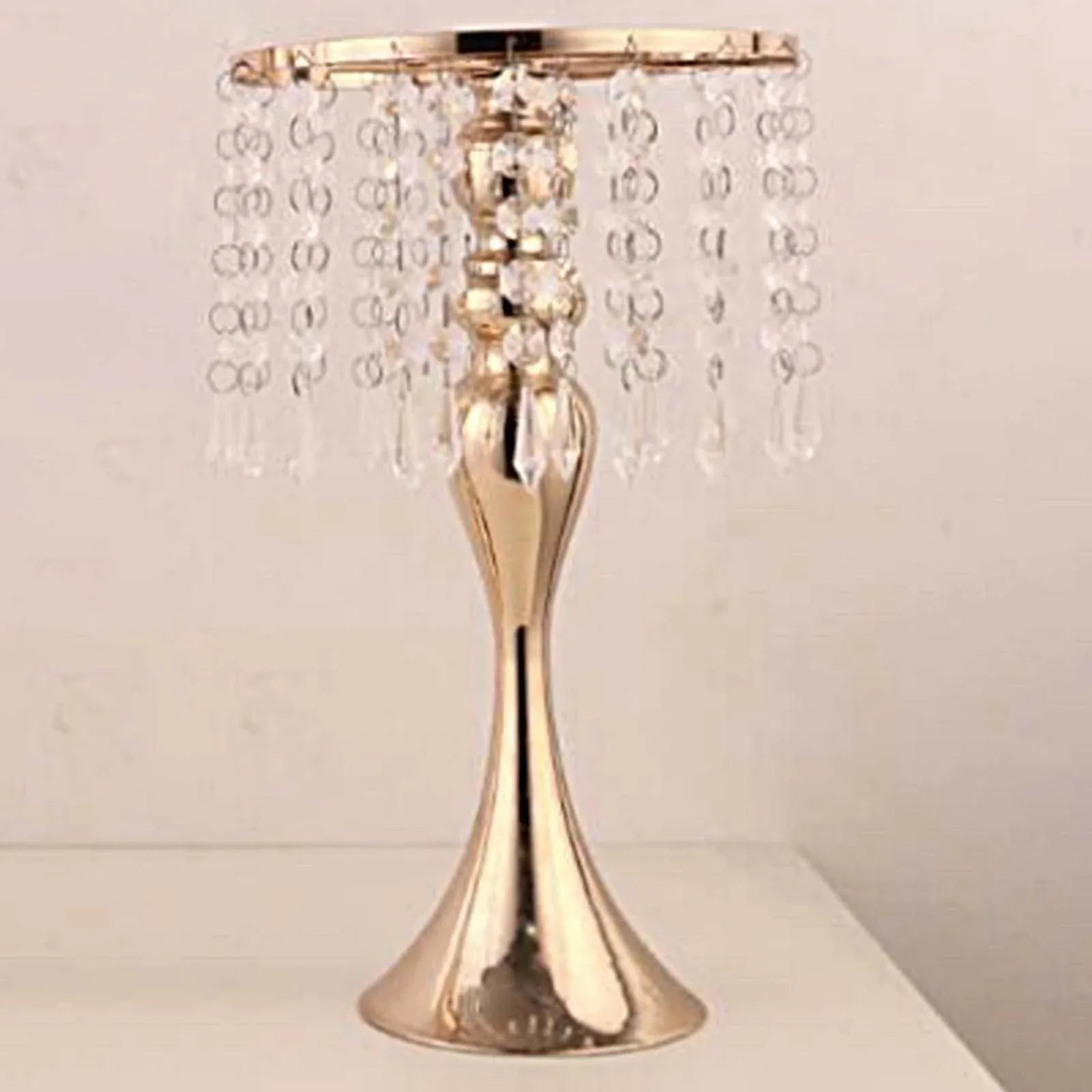 Metal Iron Art Crystal Acrylic Beaded Dining Table Decoration - Uflower