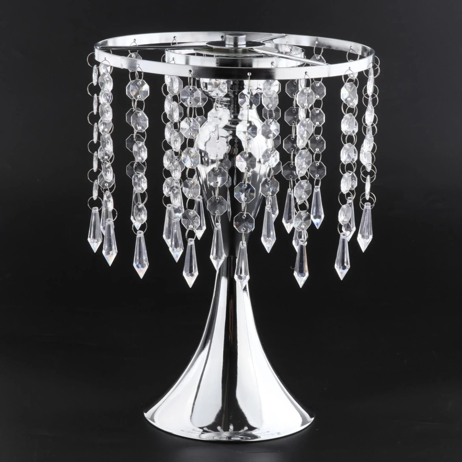 Metal Iron Art Crystal Acrylic Beaded Dining Table Decoration - Uflower