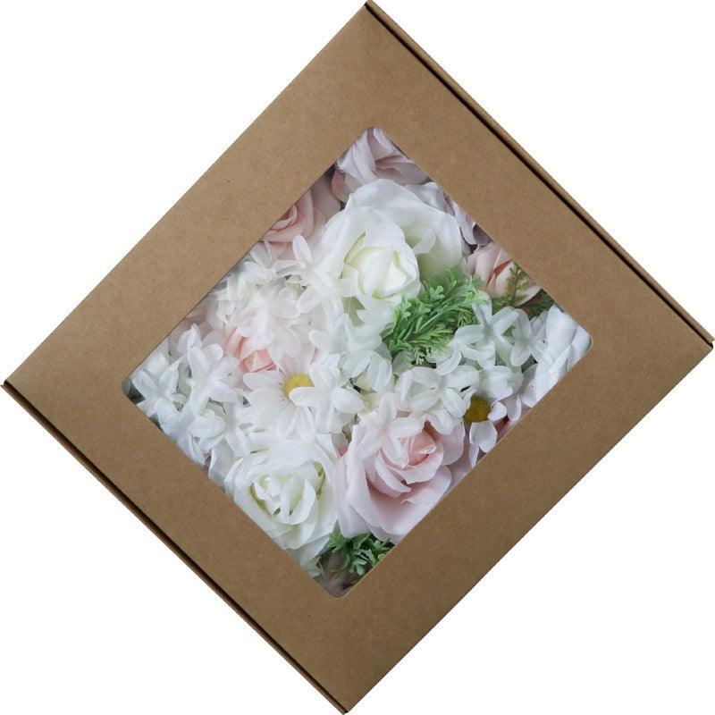 New Wedding Pink White Simulation Flower Boxes - Uflower - Uflower