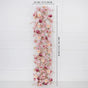 200*45cm Pink Flower Row