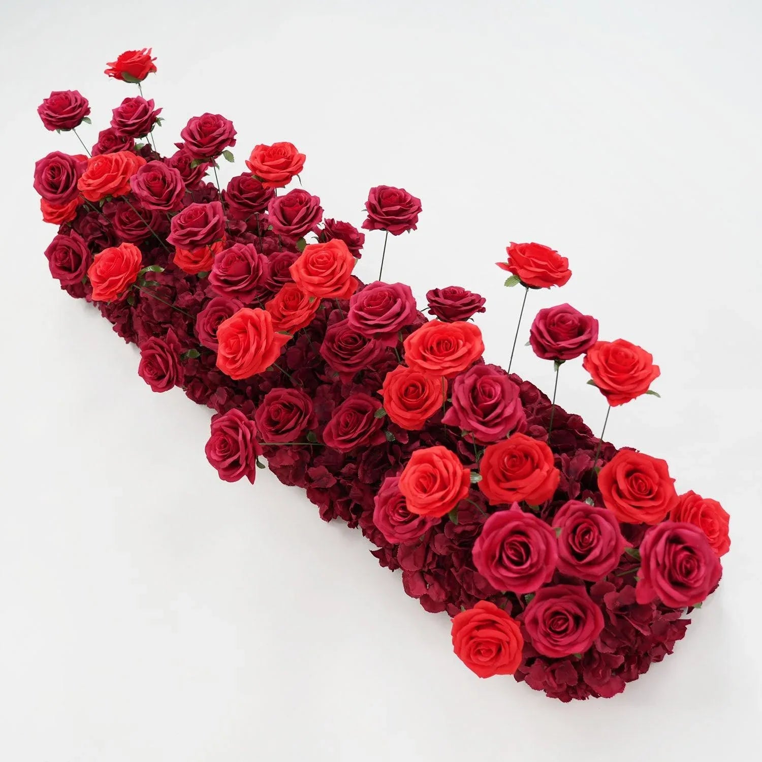 Uflower 2m*2m Red Rose Heart Arch Wedding Decor SET80032-01 - Uflower