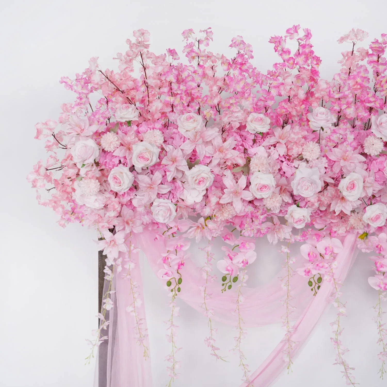 Uflower Wedding Flower Backdrop Wall Flower Row Decor MC80002 - Uflower