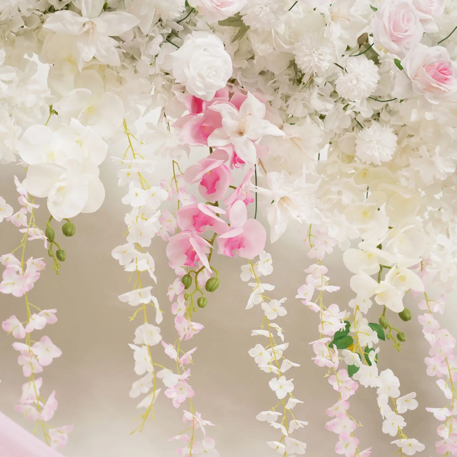 Uflower Wedding Flower Backdrop Wall Flower Row Decor MC80002 - Uflower