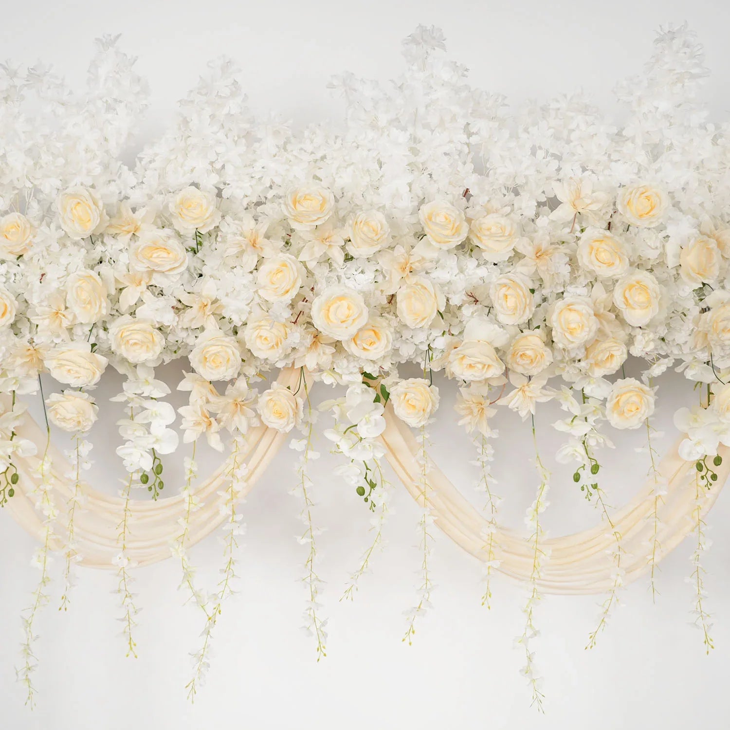 Uflower Wedding Flower Backdrop Wall Flower Row Decor MC80002 - Uflower