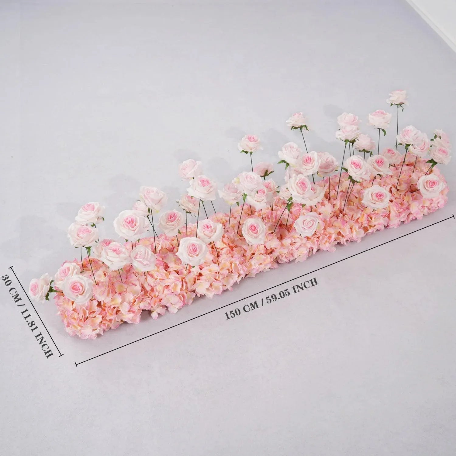 Uflower 2.2m*2.2m Rose Heart-Shape Arch Flower SET80011 - Uflower