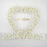 Uflower 2.2m*2.2m Rose Heart-Shape Arch Flower SET80011 - Uflower