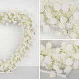 Uflower 2.2m*2.2m Rose Heart-Shape Arch Flower SET80011 - Uflower