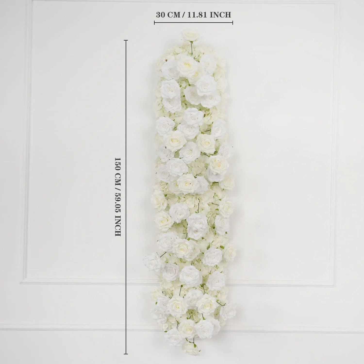 Uflower 2.2m*2.2m Rose Heart-Shape Arch Flower SET80011 - Uflower