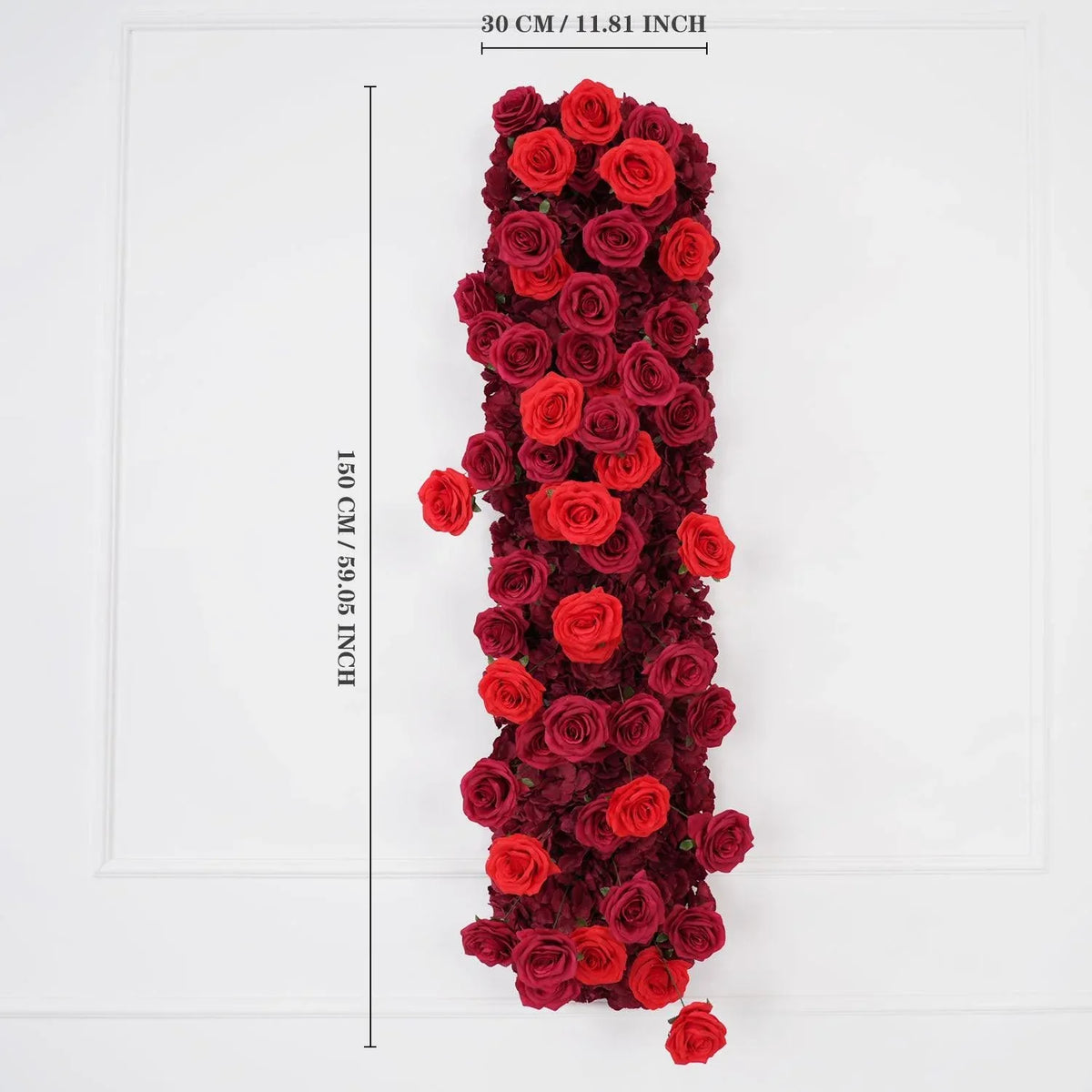 Uflower 2.2m*2.2m Rose Heart-Shape Arch Flower SET80011 - Uflower