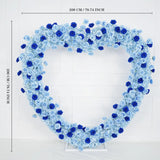 Uflower 2.2m*2.2m Rose Heart-Shape Arch Flower SET80011 - Uflower