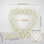 78.74x78.74in/2×2m (Rose Heart Shape+Flower Row*2) Without Stand