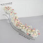 250*40cm Flower Row Set